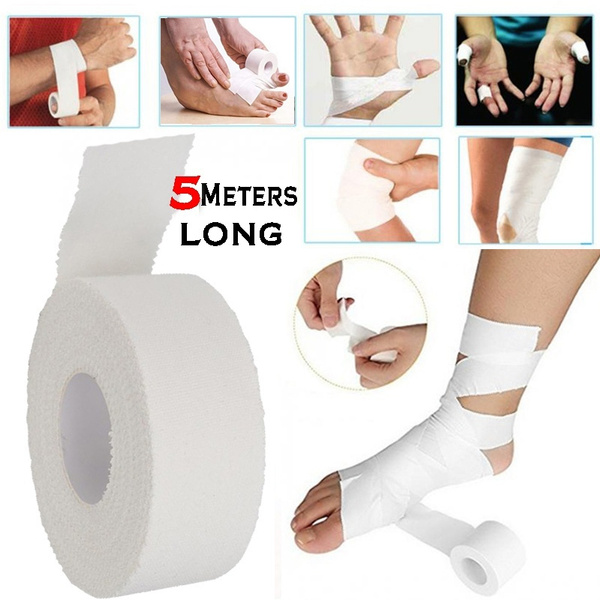 1PC Waterproof Cotton Sport Adhesive Tape Binding Physio Muscle Elastic Bandage. 