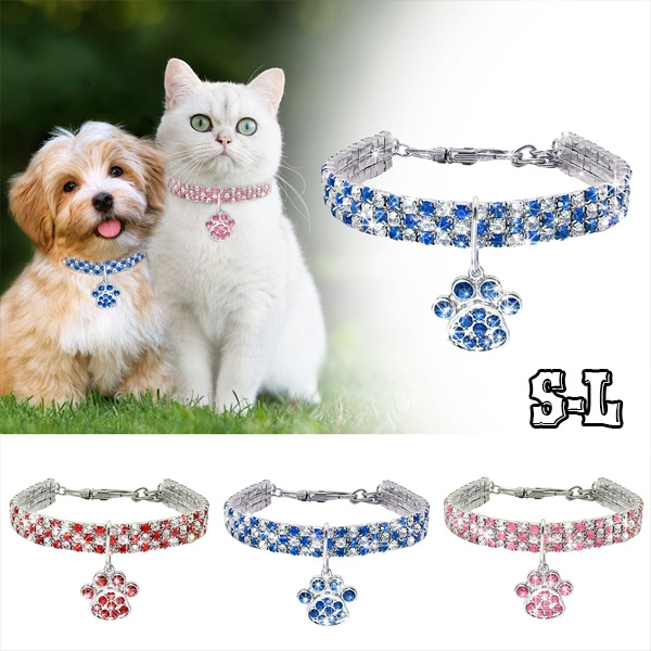 rhinestone cat collars