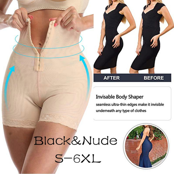 High-waisted shapewear briefs