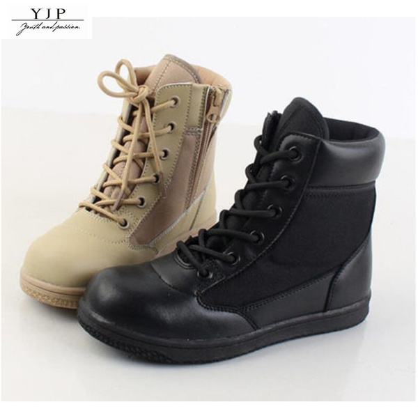Child Boys Girls Tactical Combat Boots 