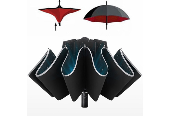 Coche paraguas automático inverso 