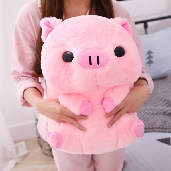 big stuffed pig toy