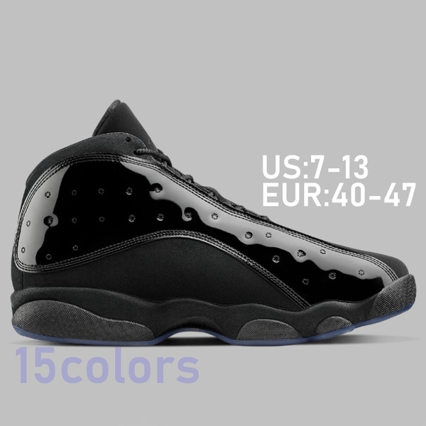 black patent leather basketball shoes