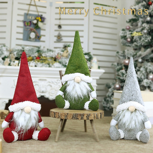 Christmas Home Window Decor Christmas tree Ragdoll ...