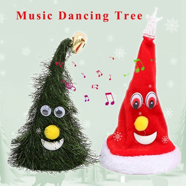 dancing christmas tree hat