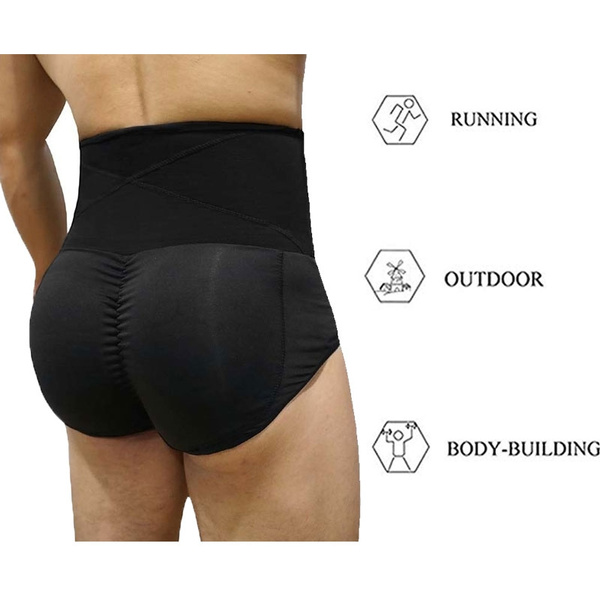 Mens Hi-Waist Belly Girdle Body Shaper Slimmer Enhancing Underwear
