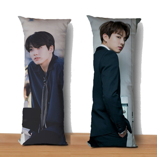 New Arrival 30x80cm Jungkook Diy Lifesize Pillow Best Gift for Kpop Fans