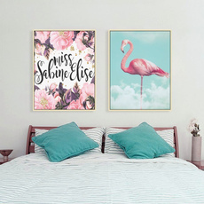 pink, Home & Kitchen, Decor, flamingo