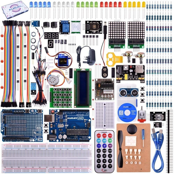UNO R3 Project Complete Starter Kit w/Tutorial for Arduino Nano ...