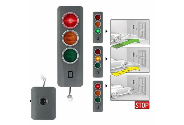 Home Garage Car Parking System Assist Helper Sensor Aid Guide Stop Light 3Colors 