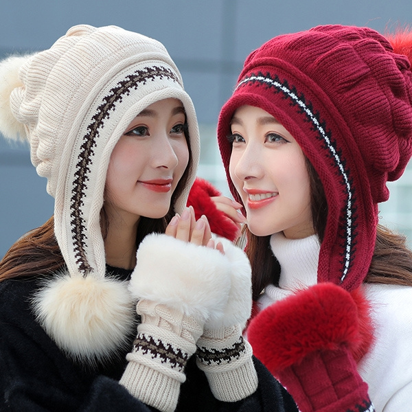 Cute winter store hats and gloves