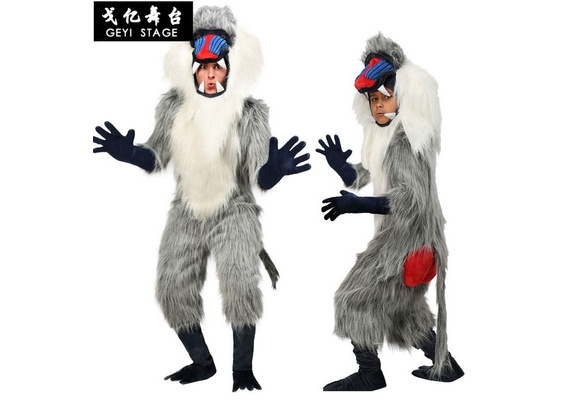 Baboon Costume, Monkey Costume, Ape Costume 