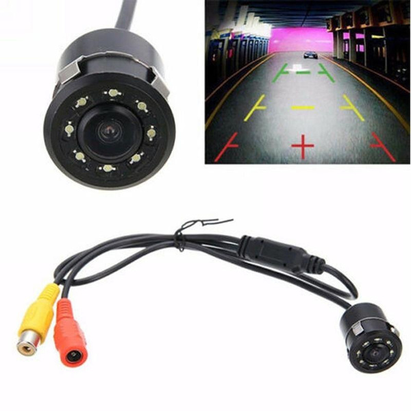 170° CMOS Auto Car Rear View Backup Camera Reverse 8 LED Night Vision Waterproof 