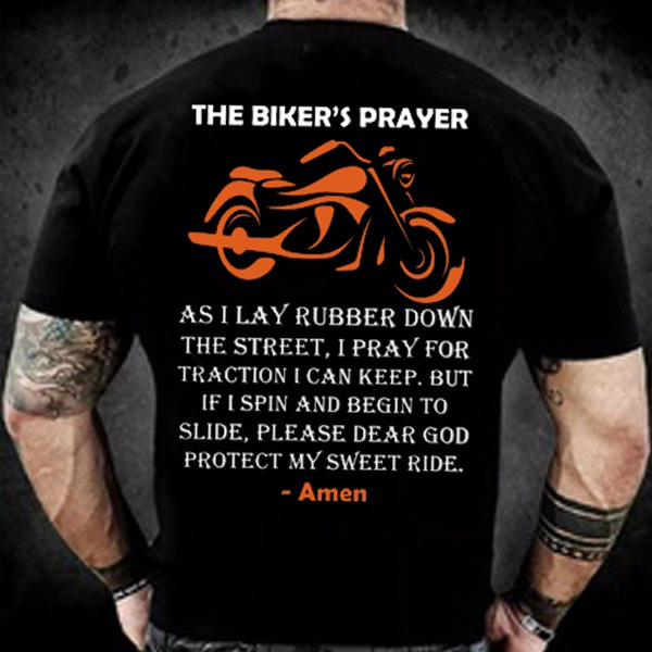biker prayer shirt