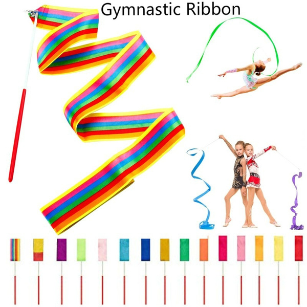 Dance Ribbon Gym Rhythmic Art Gymnastic Ballet Streamer