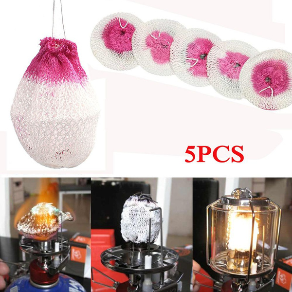 3Pcs Universal Outdoor Camping Light Lamp Lantern Mantles Gas Gas Lamp Cover Gauze Lamp Cover Gauze Inverted Mantles