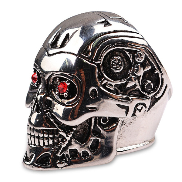 Terminator on sale skull ring