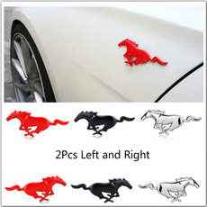 horse, chrome, Cars, Stickers