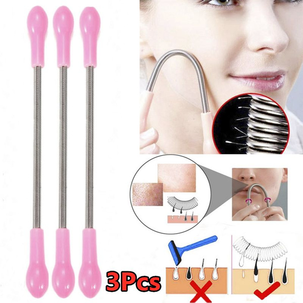 Facial hair remover manual epilator spring plucking face hair removal  beauty beauty tools