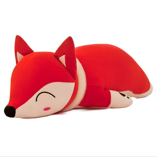 sleeping fox plush