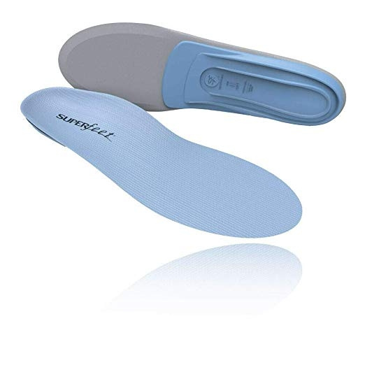 Superfeet BLUE Insoles, Professional-Grade Orthotic Insert for Medium ...