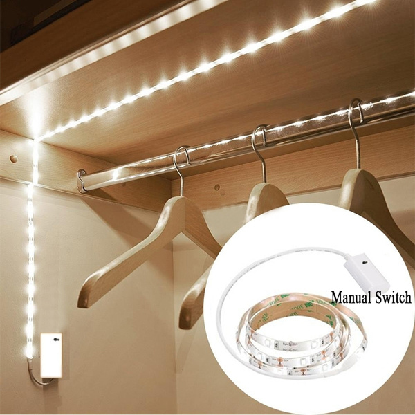 battery powered led light strip with switch