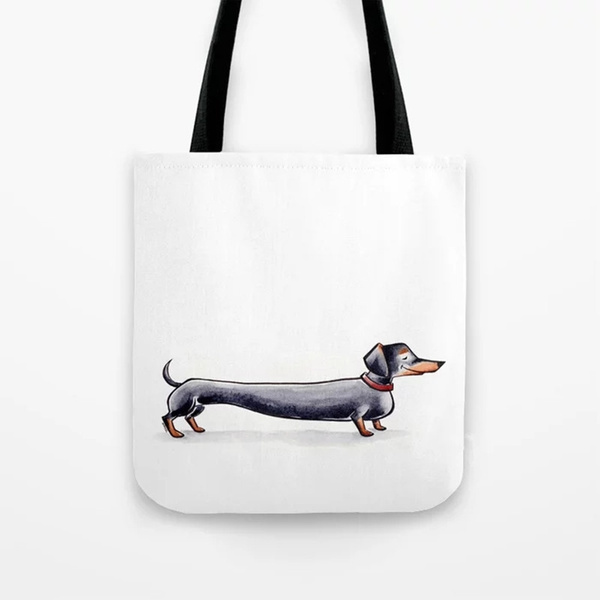 dachshund tote