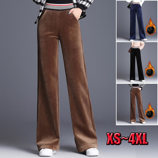 plus size corduroy trousers