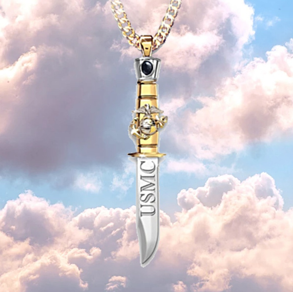 Mens dagger deals pendant