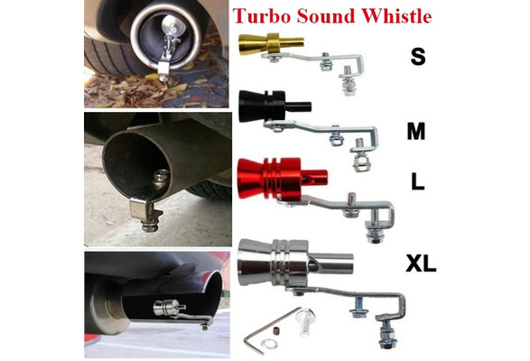 Turbo Sound Whistle Silencieux Simulateur de tuyau d'échappement Sifflet Turbo Sound Simulator Whistle Red 