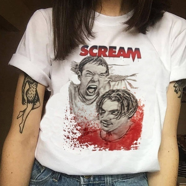 39;s Horror. Women Tees Scream T-Shirt 