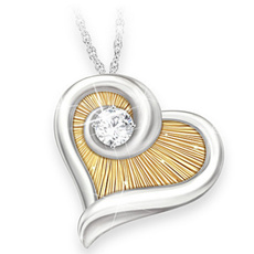 Sterling, Heart, DIAMOND, 925 sterling silver