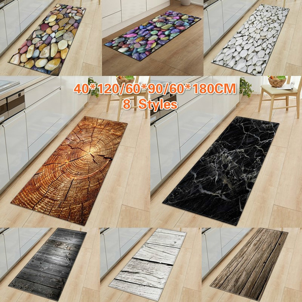 Wood Grain Bath/Kitchen Rug