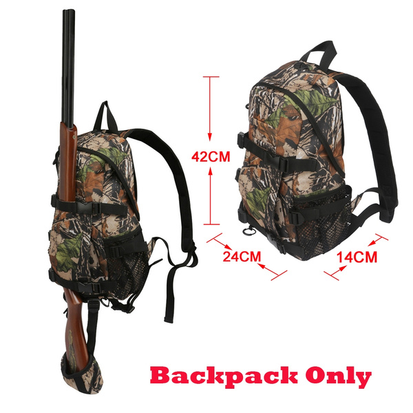 Tourbon Tactical Hunting Backpack Gun Holder Molle Bag Daypack Military Camo AU