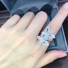 Sterling, Beautiful, DIAMOND, wedding ring
