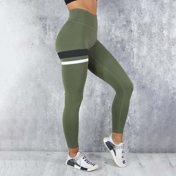 Colors Army Green Sporting Leggings 