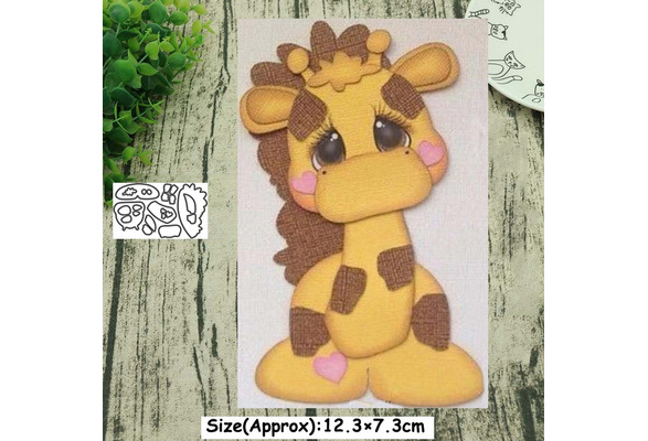Metal Cutting Dies Love Cartoon Horse Scrapbook Album Decoration Crafts #Z