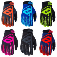 6 Colors Full Finger Gloves Shockproof Breathable Mountain Road Bike ...