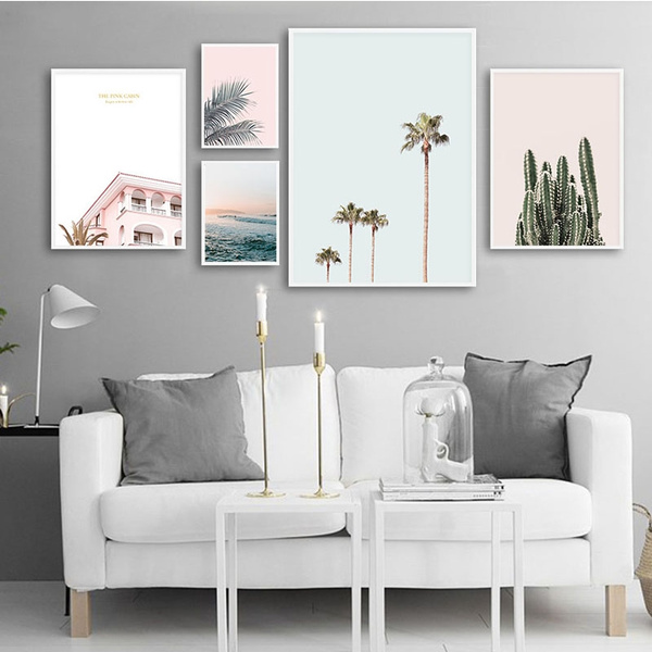 Landscape Canvas Prints Paintings Canvas Cactus Wall Art Home Decor Picture 