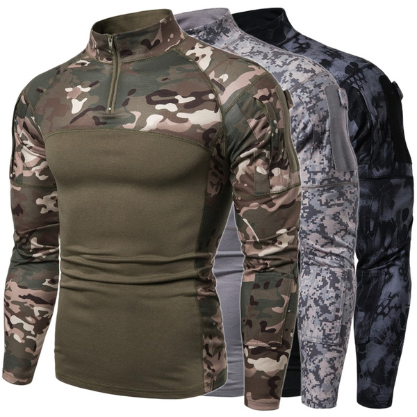 military t shirt full sleeve