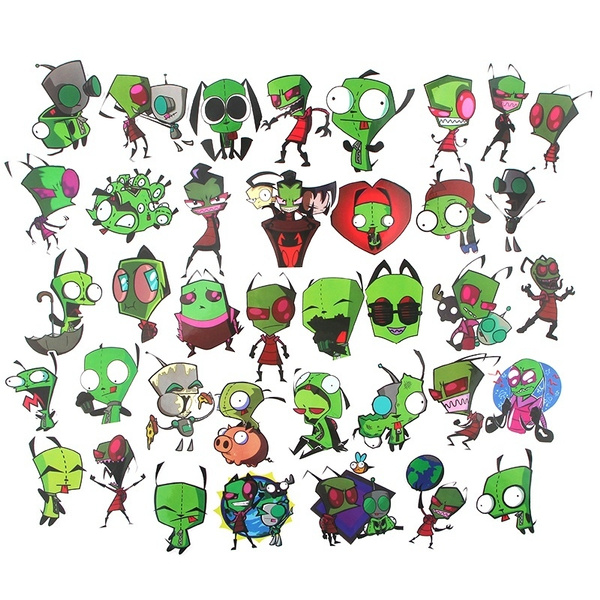 invader zim macbook sticker invader zim macbook sticker