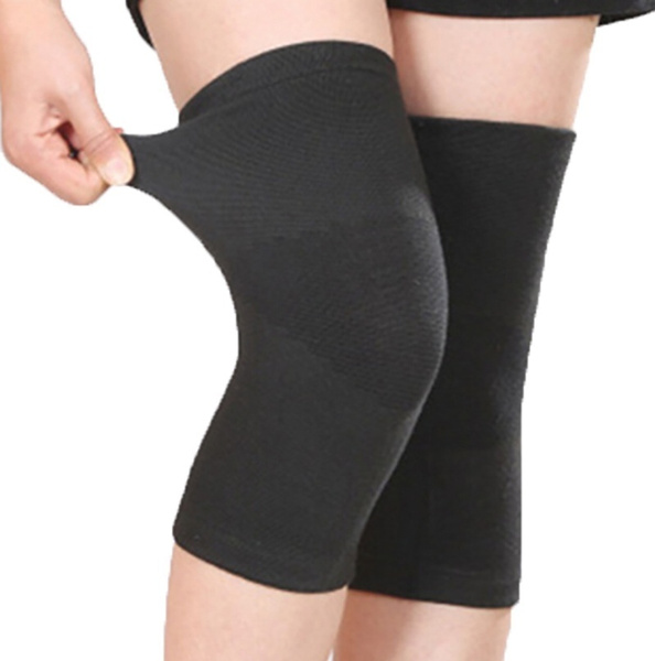 Details about   1 Pair Professional Knee Pads Knitted Warm Sports Bamboo Charcoal Leg Protectors 