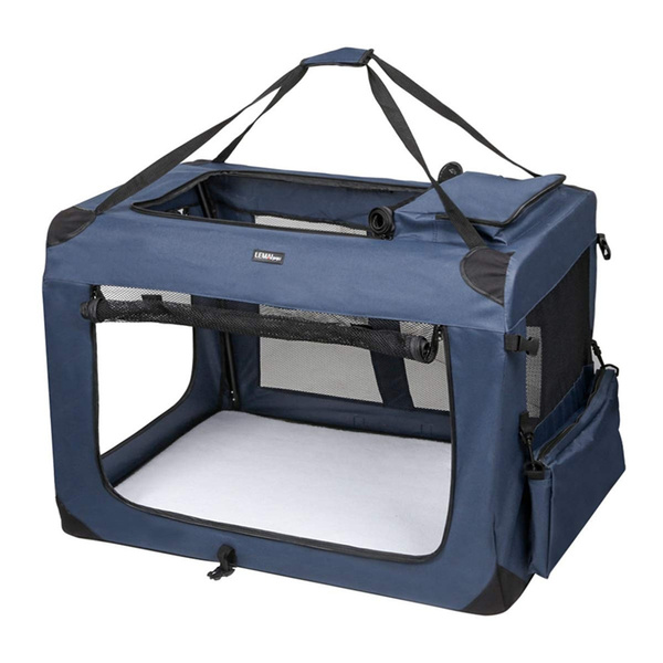 Caisse De Transport Chat Sac De Transport Pliable Cage De Transport Pour Chien Et Chat Animal Tissu Oxford Bleu Fonce L 70cmx52cmx52cm Wish Caisse De Transport Chat Sac De Transport Pliable Cage De Transport Pour Chien Et Chat Animal Tissu Oxford Bleu Fonce L 70cmx52cmx52cm Wish