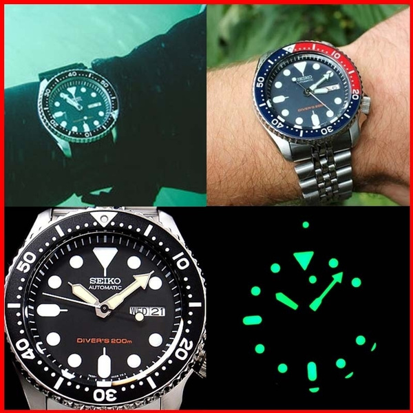 Hot sale High-end Clone!!! Seiko SKX007, SKX009 Men's High-end Mechanical  Watch Seiko Silver Strap Professional Diving Machine Men's Watch 200 M |  Wish