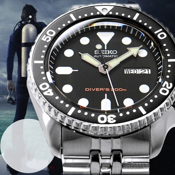 Seiko SKX007 Clone!!! Men's Water Ghost Mechanical Watch Professional  Diving Automatic Mechanical Watch | Wish