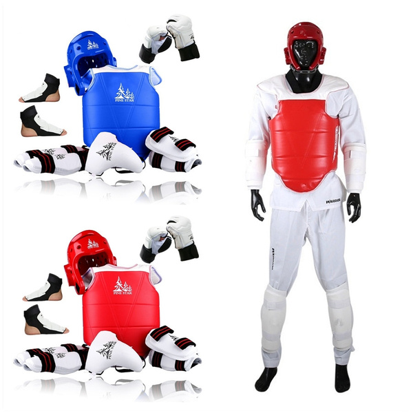 Protector De Pecho Taekwondo - Unisex Adulto Y Niño, Múltiples Tallas
