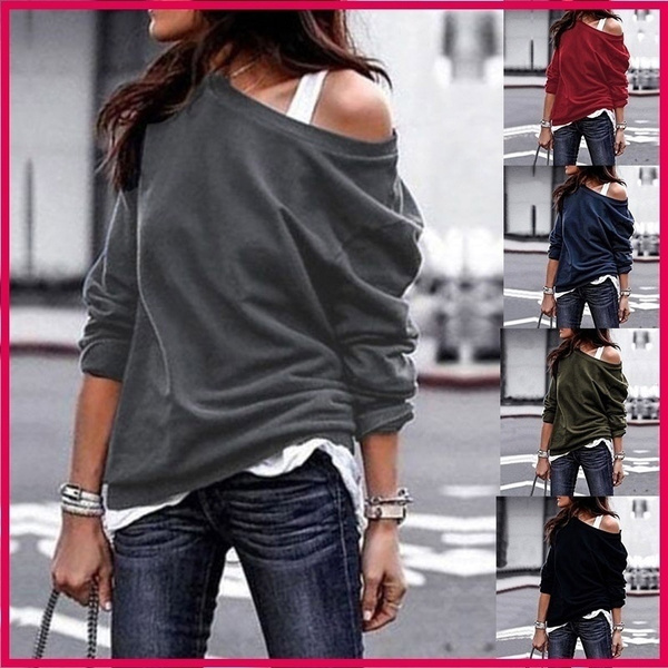 off shoulder winter tops