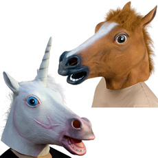 latex, horse, Cosplay, headmaskset
