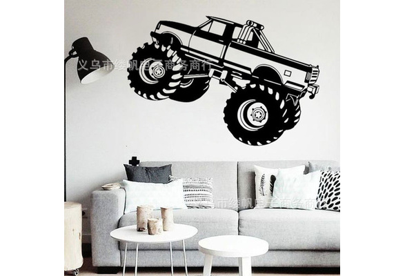 Monster Truck Stickers Truck Car Stickers for Kids DIY Water