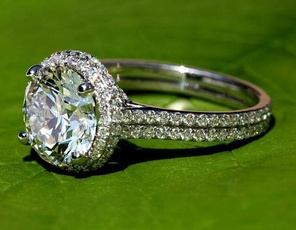 DIAMOND, wedding ring, 925 silver rings, Silver Ring